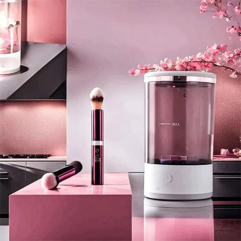 Automatic Spinning Makeup Brush Cleaner 