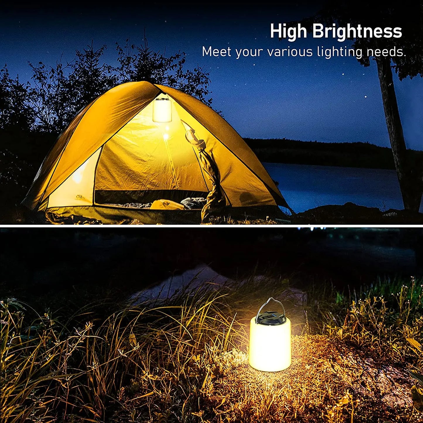 Rechargeable Waterproof Camping Light