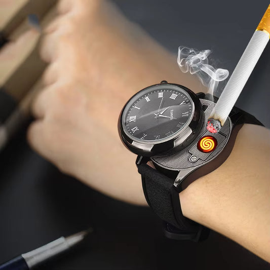 Wrist Watch with Lighter 