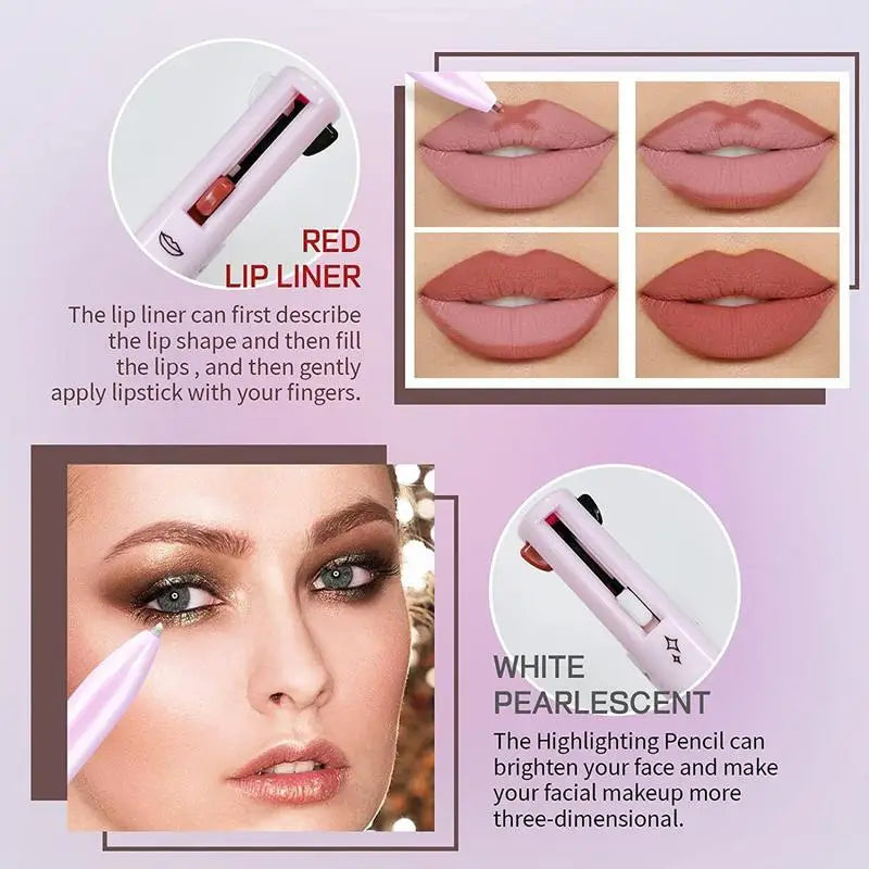 4 in 1 Waterproof Makeup Pen 