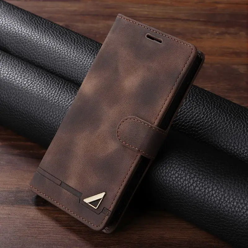 Wallet Case for  16 Pro Max Luxury Leather Flip Book Cover for  16 plus 16Pro Phone Bags Case Card Slot Stand Funda