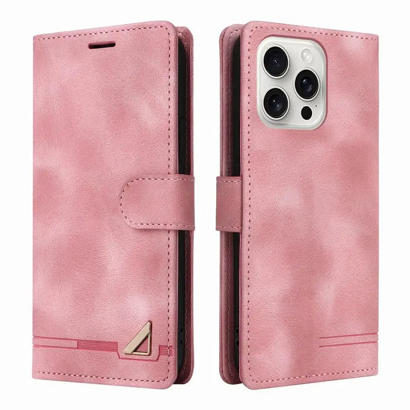 Wallet Case for  16 Pro Max Luxury Leather Flip Book Cover for  16 plus 16Pro Phone Bags Case Card Slot Stand Funda