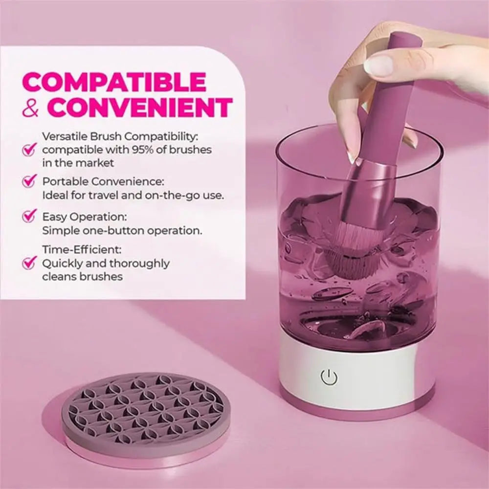 Automatic Spinning Makeup Brush Cleaner 