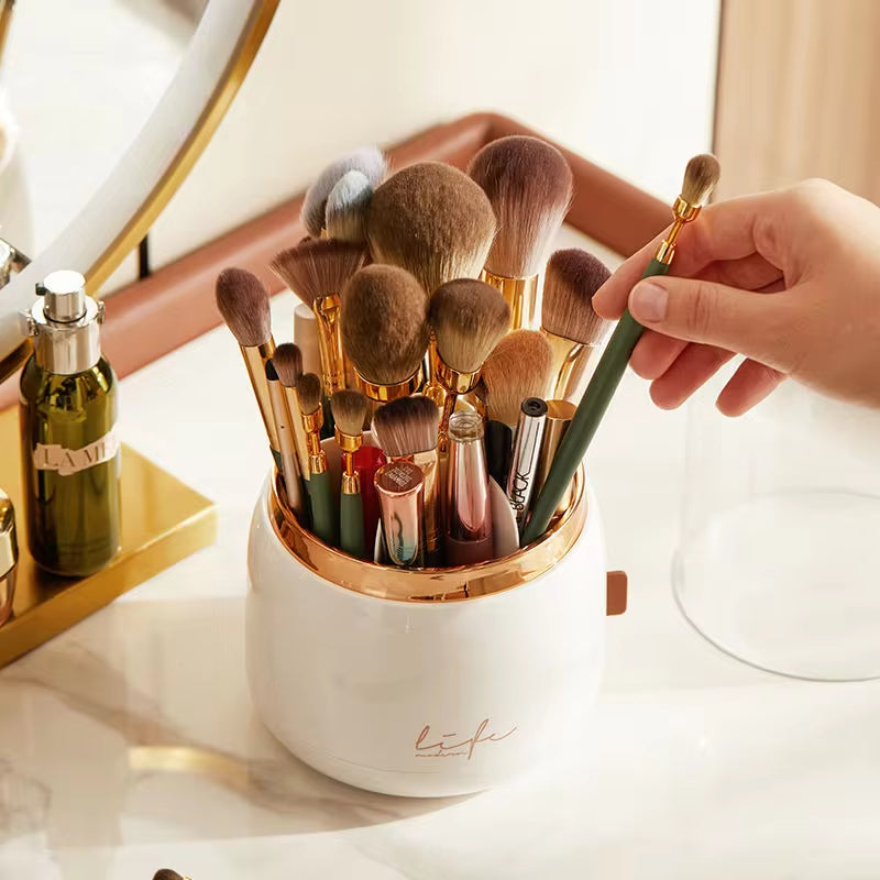 360° Rotating Makeup Organizer