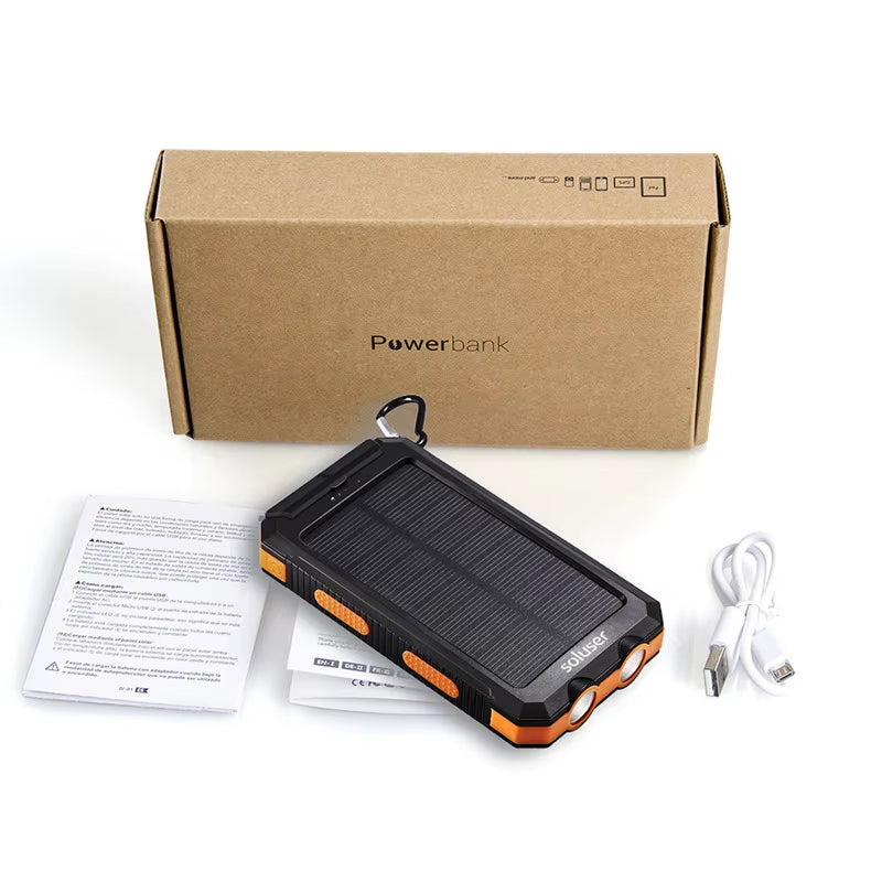 Waterproof Solar Powerbank  