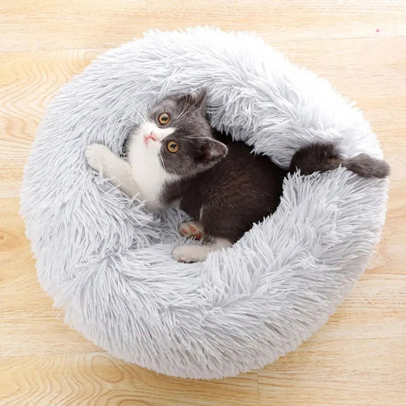 Super Soft Plush Cat & Dog Bed